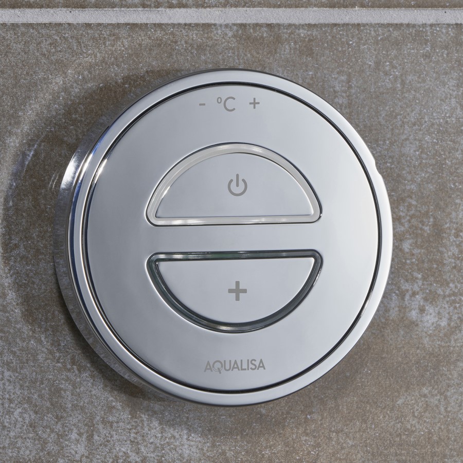 Aqualisa Unity Q Smart Digital Shower Concealed with Wall Fixed Head HP/Combi