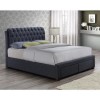 Birlea Valentino 2 Drawer King Size Bed Charcoal