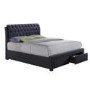 Birlea Valentino 2 Drawer King Size Bed Charcoal