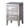 Valencia Mirrored 3 Drawer Bedside Table 