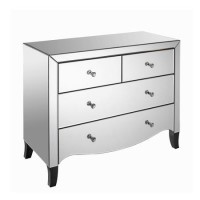 LPD Valentina Mirrored 2+2 Chest of Drawers
