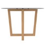 Valencia Round Glass 4 Seater Dining Table