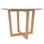 Valencia Round Glass 4 Seater Dining Table