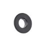 Matt Black Round Basin Overflow Cover - Valetta