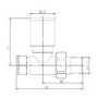 Bronze Round Straight Radiator Valves - Nazco