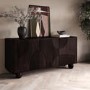 Large Walnut Sideboard with Ball Feet - Ivan
