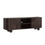 Large Dark Mango Wood TV Stand with Storage - TV's up to 70" - Ivan