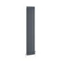 Reggio Anthracite Vertical Double Column Traditional Radiator 1800x380mm 3519 BTU - Cast Iron Style