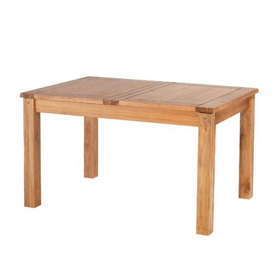 Heritage Furniture Cherbourg Rustic Oak Extending Dining Table