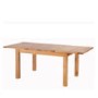 Heritage Furniture Cherbourg Rustic Oak Extending Dining Table