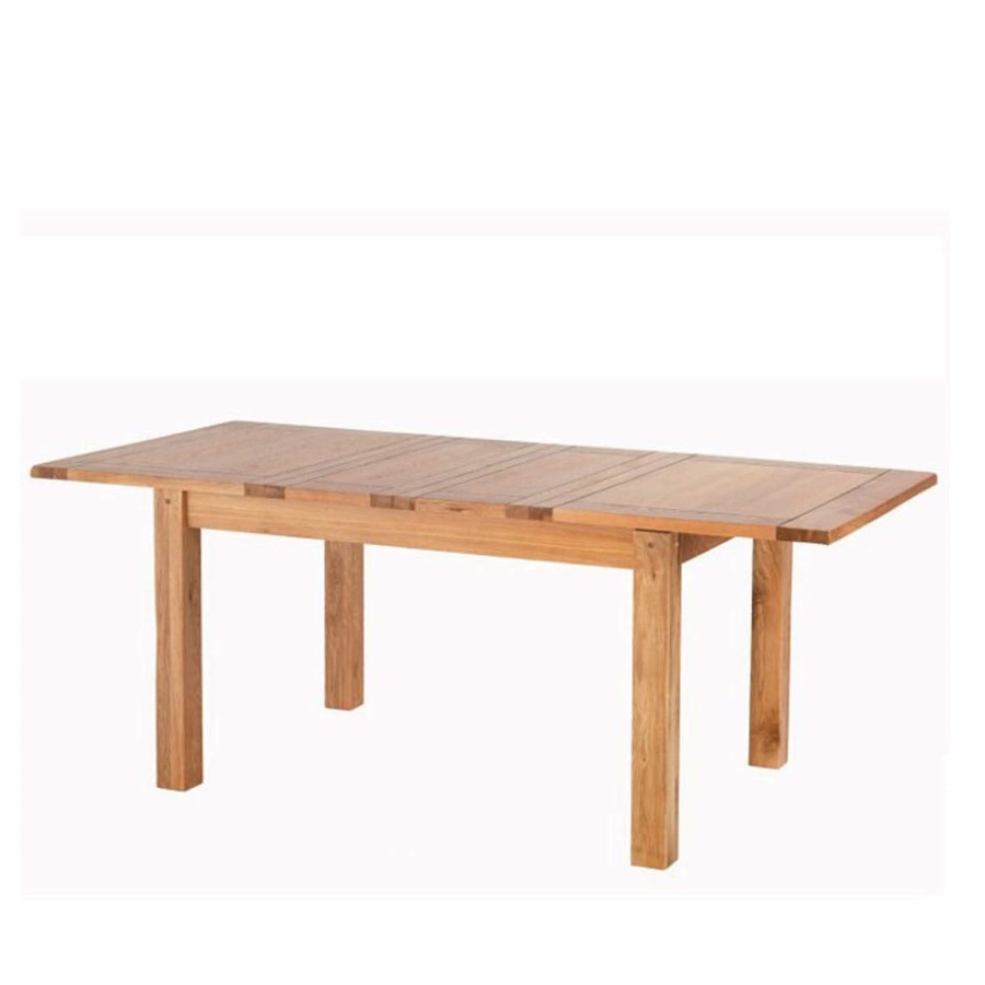 Heritage Furniture Cherbourg Rustic Oak Extending Dining Table
