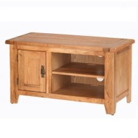 Heritage Furniture Cherbourg Rustic Oak TV Video Cabinet