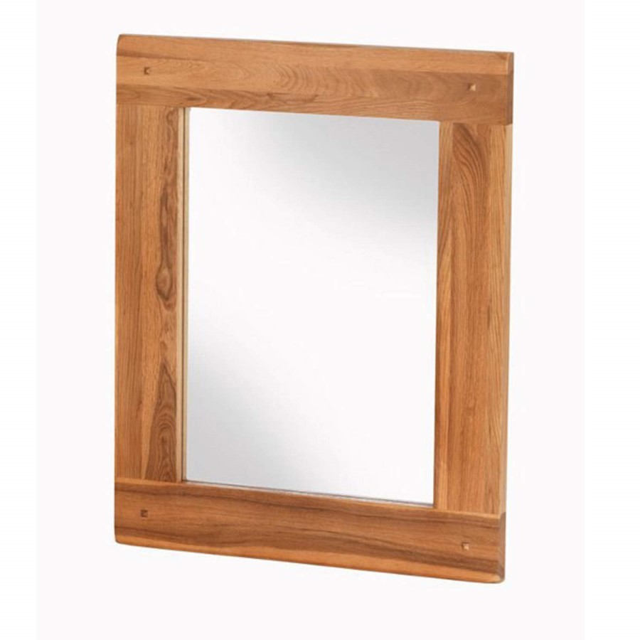 Heritage Furniture Cherbourg Rustic Oak Mirror