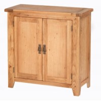 Heritage Furniture Cherbourg Rustic Oak Small Cupboard