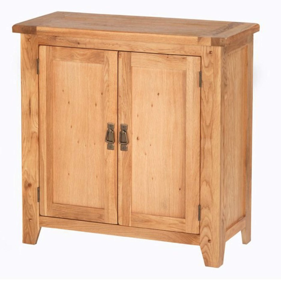 Heritage Furniture Cherbourg Rustic Oak Small Cupboard 