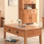 Heritage Furniture Cherbourg Rustic Oak Small Coffee Table With Drawers