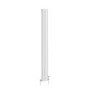 Reggio White Vertical Triple Column Traditional Radiator 1800x200mm 2218 BTU - Cast Iron Style