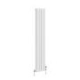 Reggio White Vertical Triple Column Traditional Radiator 1500x290mm 2813 BTU - Cast Iron Style