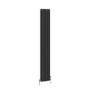 Reggio Midnight Black Vertical Triple Column Traditional Radiator 1800x290mm 3327 BTU - Cast Iron Style