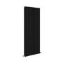 Riace Midnight Black Vertical Flat Designer Radiator 1600x680mm Double Panel 6145 BTU