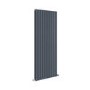 Riace Anthracite Vertical Flat Designer Radiator 1600x680mm Double Panel 6145 BTU