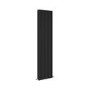 Ravello Midnight Black Vertical Square Designer Radiator 1800x450mm Double Panel 5357 BTU