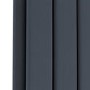 Riace Anthracite Vertical Flat Designer Radiator 1800x680mm Double Panel 6947 BTU