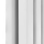 Ravello White Vertical Square Designer Radiator 1800x450mm Double Panel 5357 BTU