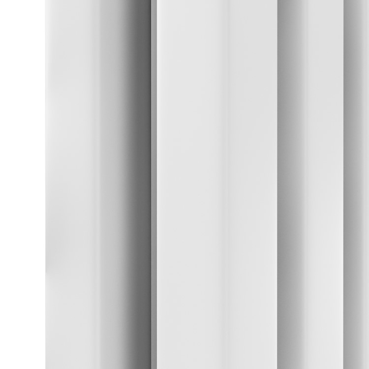 Ravello White Vertical Square Designer Radiator 1800x450mm Double Panel 5357 BTU