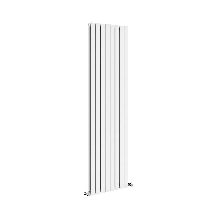 Riace White Vertical Flat Designer Radiator 1800x544mm Double Panel 5557 BTU