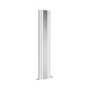 Specchio White Vertical Flat Mirror Designer Radiator 1800x385mm Double Panel 3541 BTU