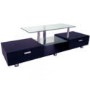 MDA Designs Vega AV TV Unit in Silver & Black