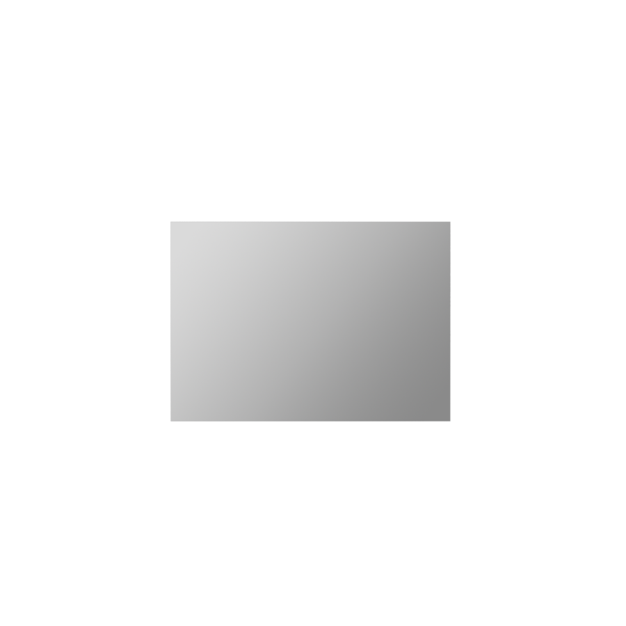 Rectangular Backlit Wall Mirror with Battery Operated Lights 50 x 70cm - Vela