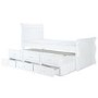 Verona White Captains Bed - Trundle Bed Included