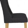 LPD Grey Wing Linen Dining Chairs - Pair