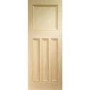 Internal Pine 1930s 4-Panel Door - Unfinished - 1981 x 838 x 35mm - Vine DX Essential - XL Joinery
