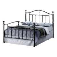 Birlea Furniture Victoria King Size Bed In Black Nickel