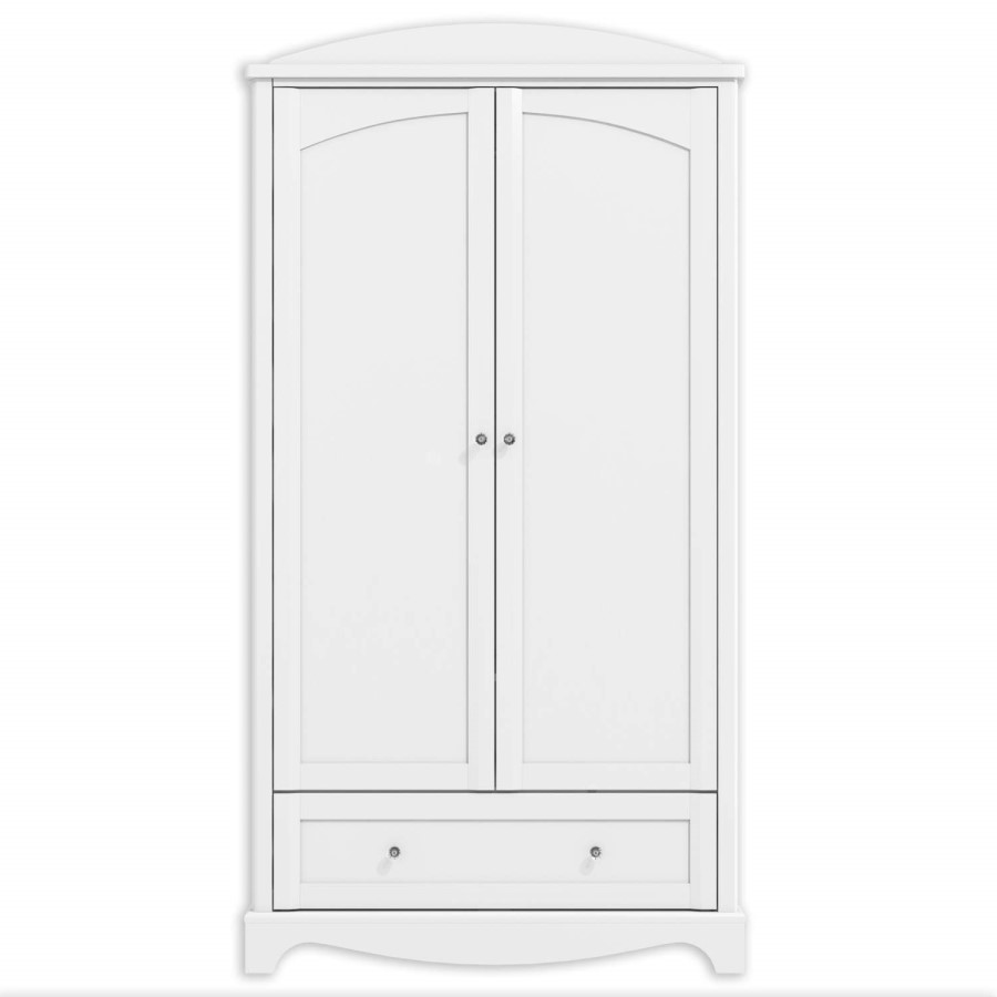Victoria Girls White Double Wardrobe
