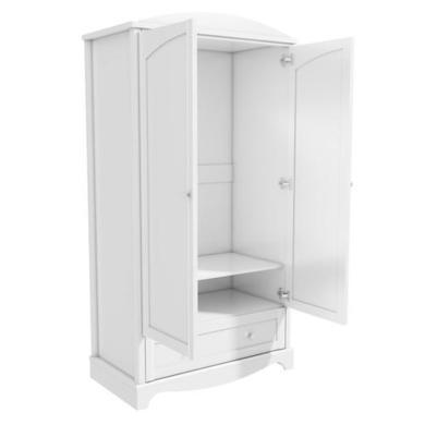 Victoria Girls White Double Wardrobe