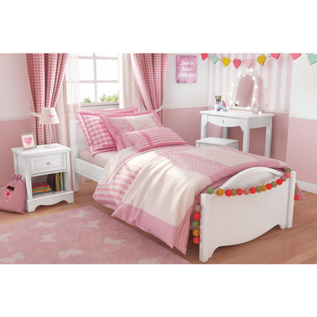 Victoria Girls White Double Wardrobe