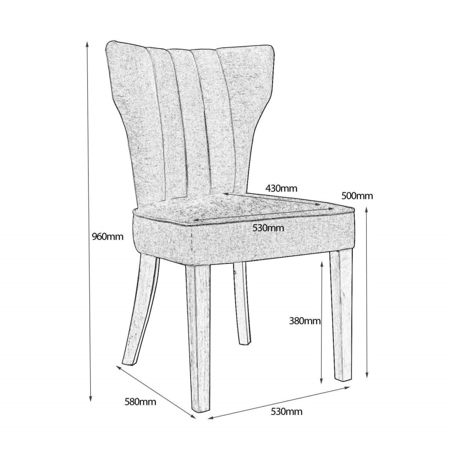 Lawnton Antique Beige Velvet Fabric Pair of Chairs