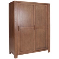 Vineyard Dark Oak Large Sliding Door Wardrobe 
