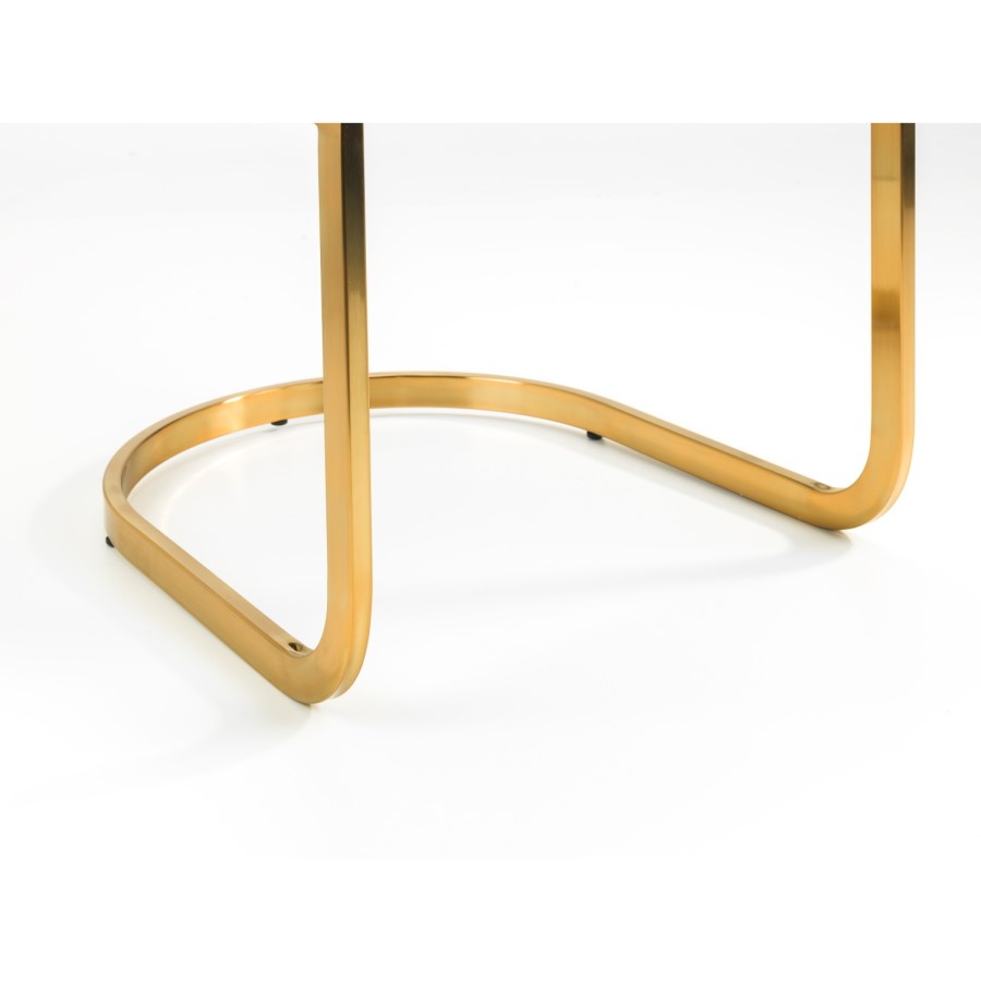 Set of 2 Blue Velvet Dining Chairs - Julian Bowen