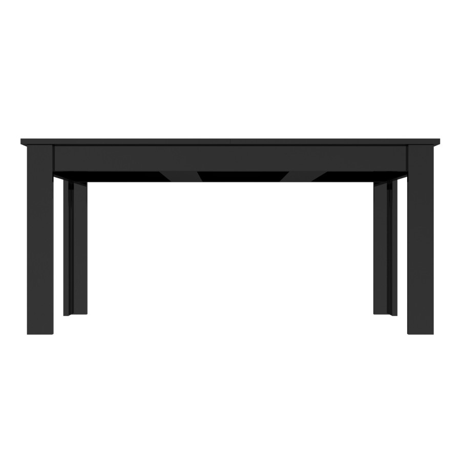 GRADE A1 - Vivienne Extending Black High Gloss Dining Table