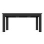 GRADE A1 - Vivienne Extendable Rectangle Dining Table in Black High Gloss - 4 Seater