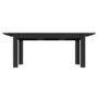 GRADE A1 - Vivienne Extendable Rectangle Dining Table in Black High Gloss - 4 Seater