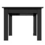 GRADE A1 - Vivienne Extending Black High Gloss Dining Table
