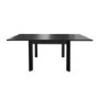 Small Black Wooden Flip Top Dining Table - Seats 2-4 - Vivienne
