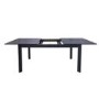 Large Black Wooden Extendable Dining Table - Seats 4-6 - Vivienne