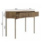ONLY OPENED - Valencia Dressing table in Dark Wood